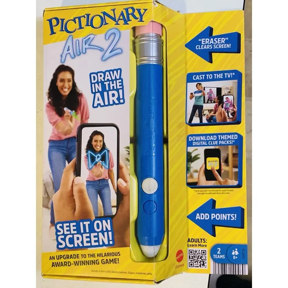 Pictionary Air 2 drawing game Family Game team Game Phone Interactive NIB